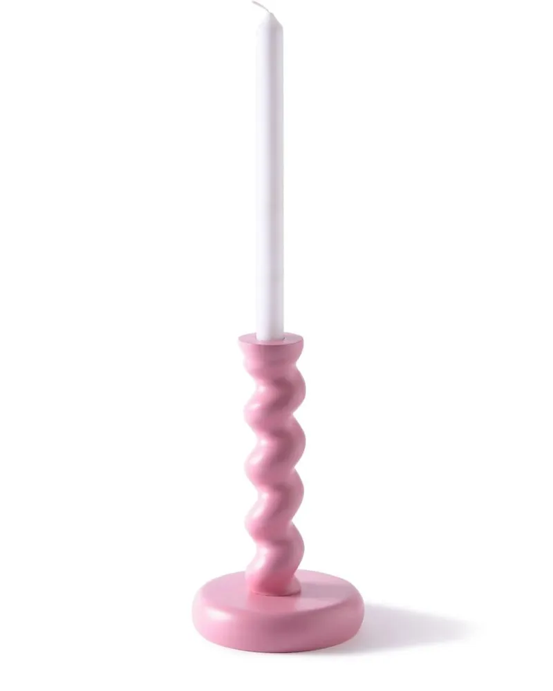 POLSPOTTEN Twister Kerzenhalter - Rosa Rosa