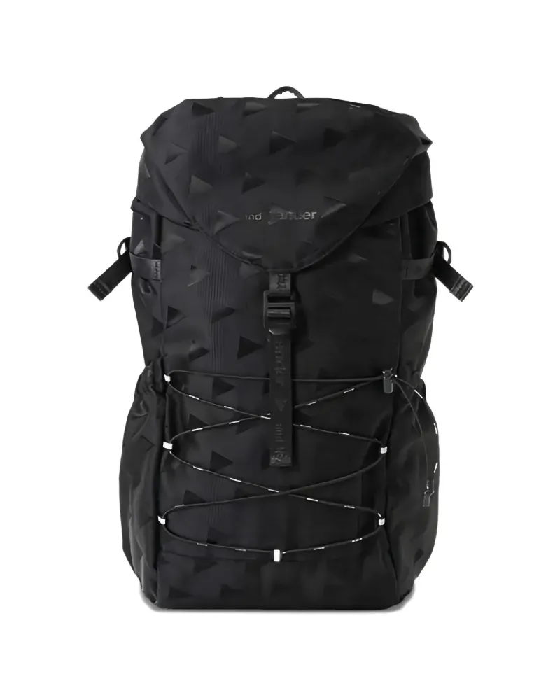 and wander Rucksack aus Triangel-Jacquard - Schwarz Schwarz