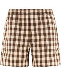 BODE Gilbert Check Shorts Braun