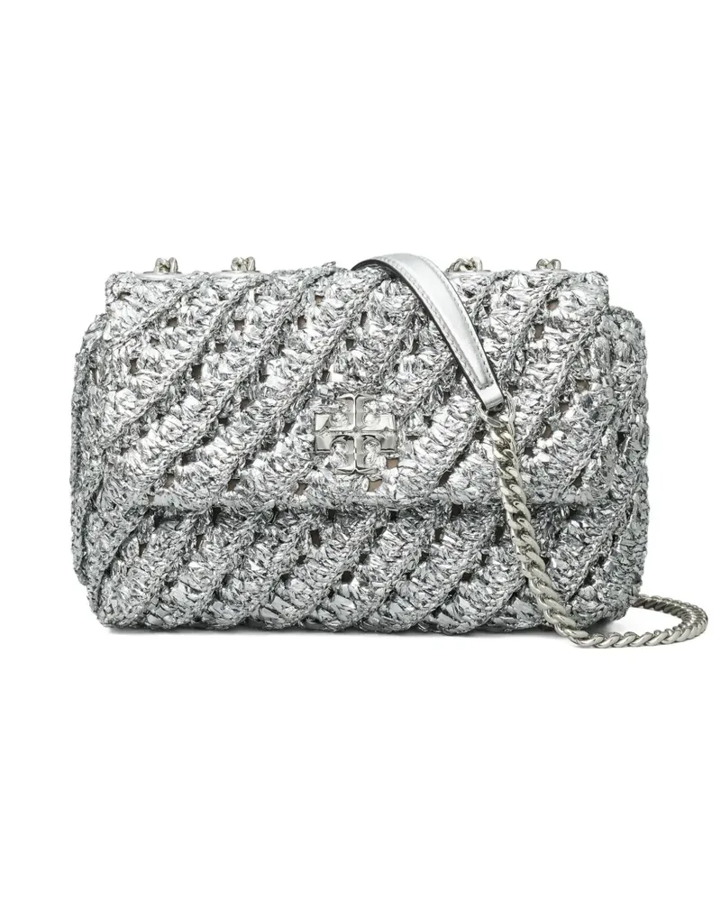 Tory Burch Kleine Kira Schultertasche - Silber Silber