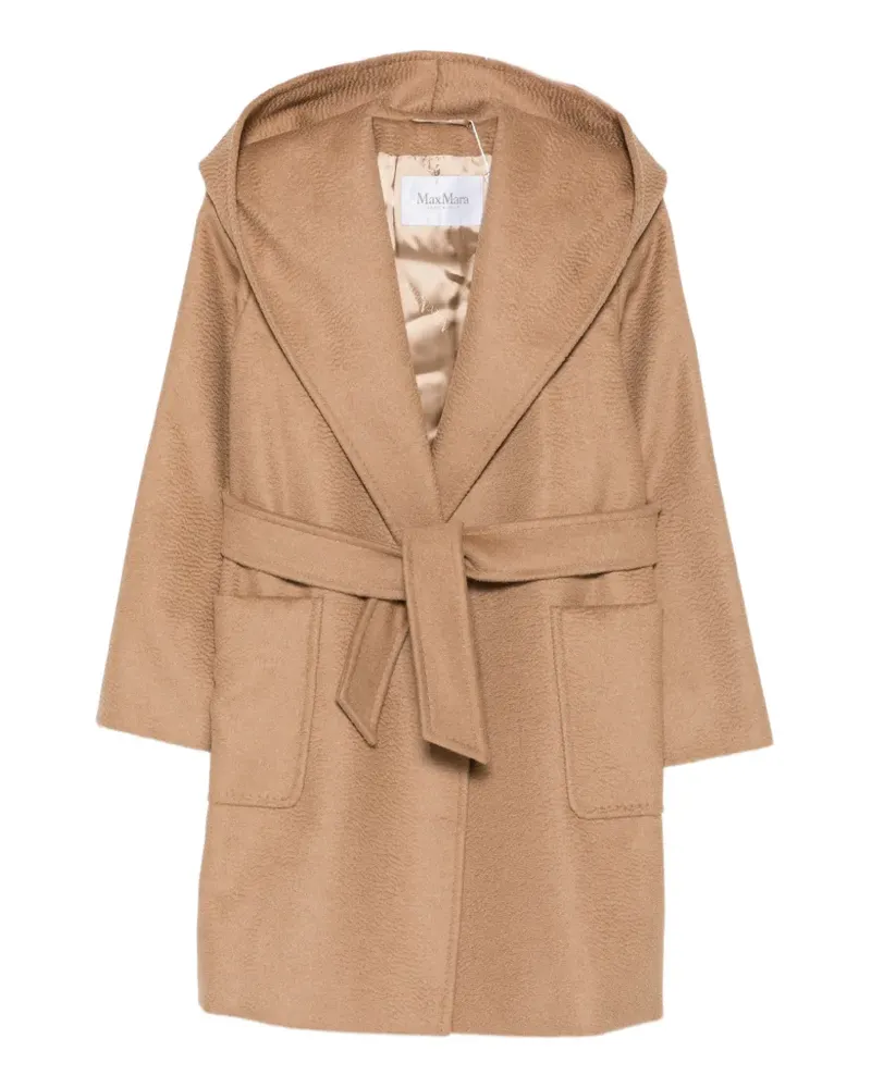 Max Mara hooded belted coat - Braun Braun