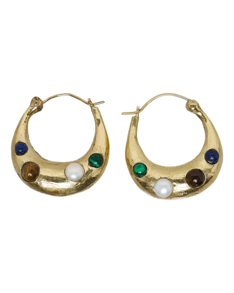 ALEMAIS Jem multi-stone earrings - Gold Gold