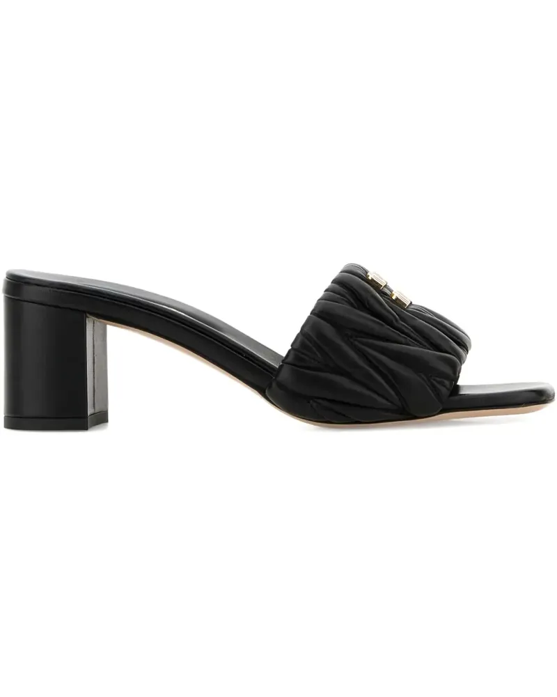 Miu Miu Gesteppte Pantoletten 55mm - Schwarz Schwarz