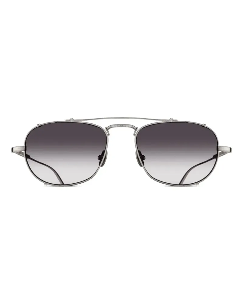 MATSUDA geometric-frame sunglasses - Silber Silber