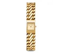 Goldfarbene Armbanduhr mit Darrington Mini-Gliederkette