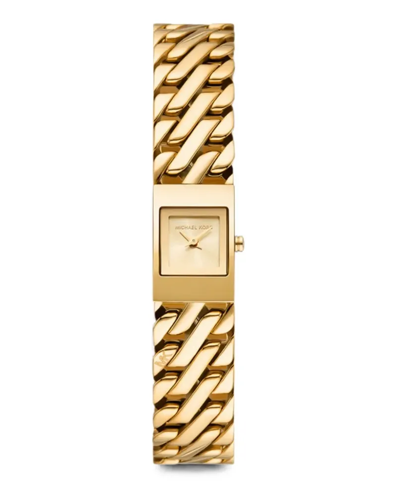 Michael Kors Goldfarbene Armbanduhr mit Darrington Mini-Gliederkette Gold