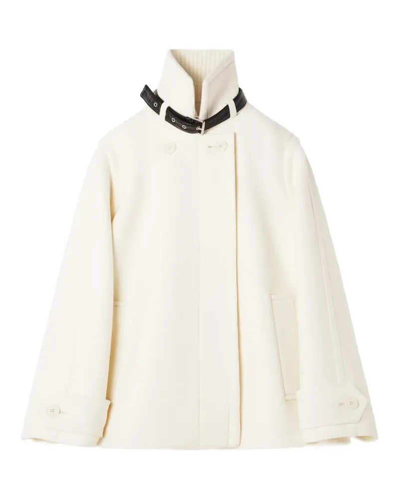 Lanvin Doppelreihiger Mantel - Weiß Weiß