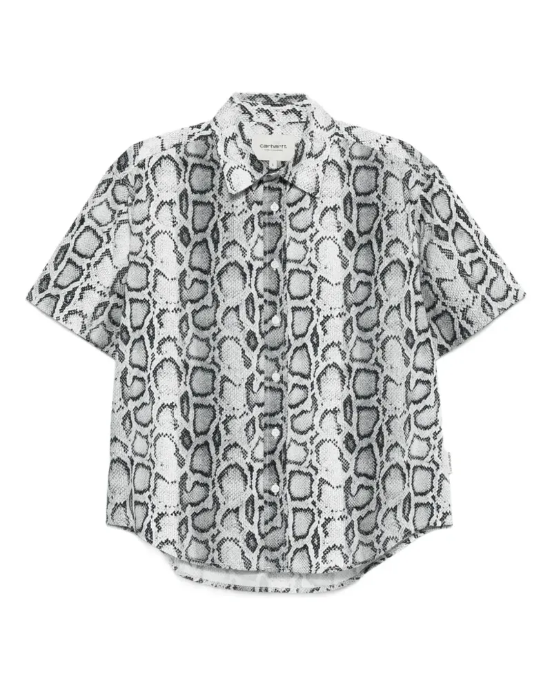 Carhartt WIP Snake Camo shirt - Weiß Weiß