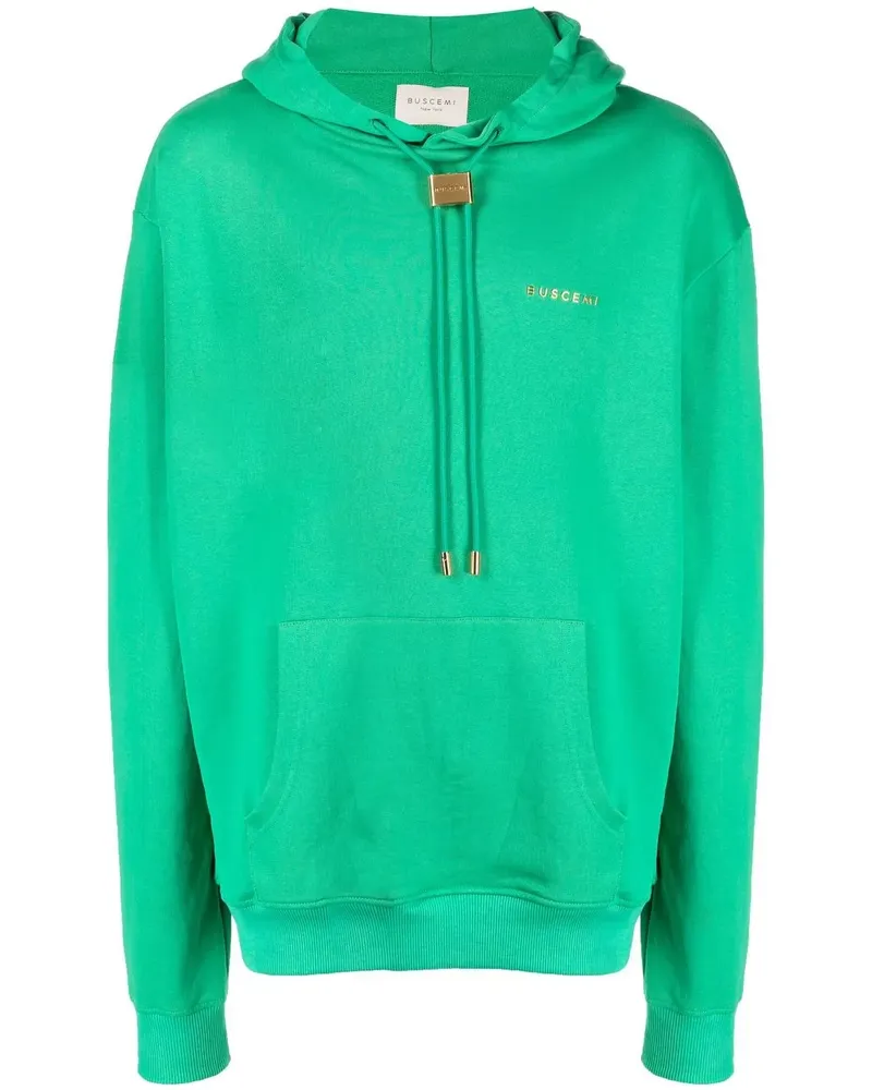 Buscemi Hoodie mit Logo-Schild - Grün Grün