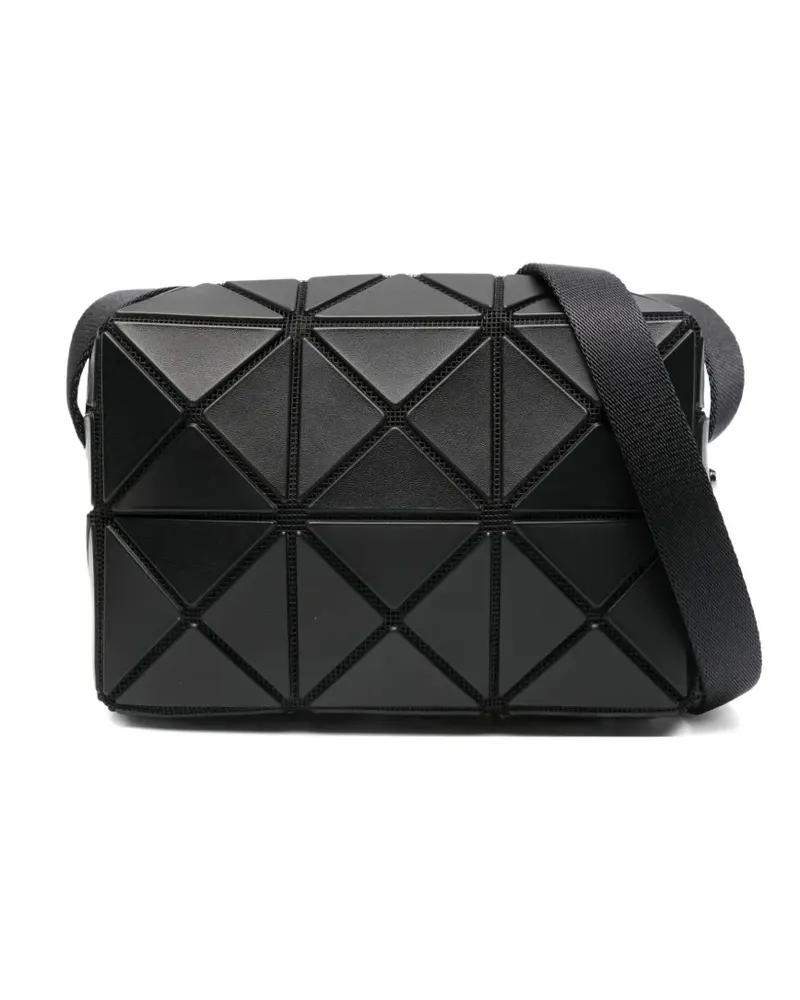 Issey Miyake Schultertasche mit geometrischem Muster - Schwarz Schwarz