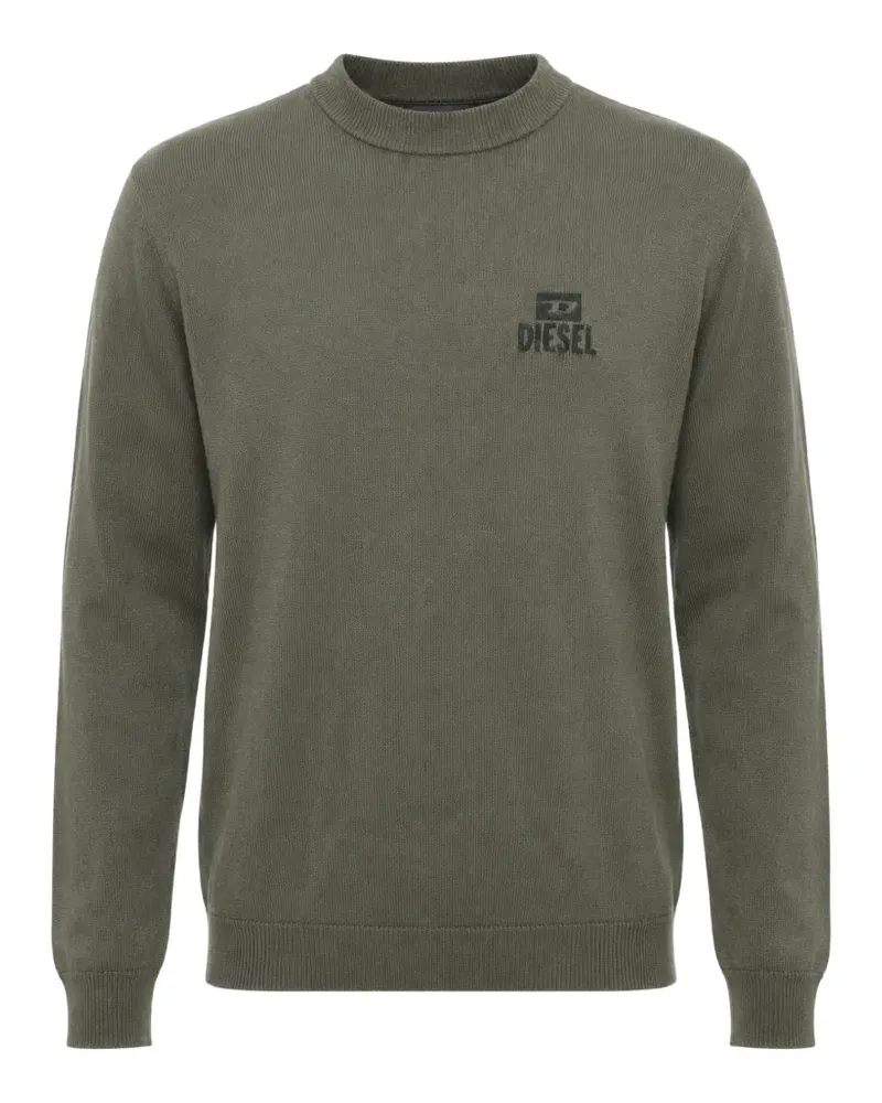 Diesel Pullover mit rundem Ausschnitt - Grün Grün