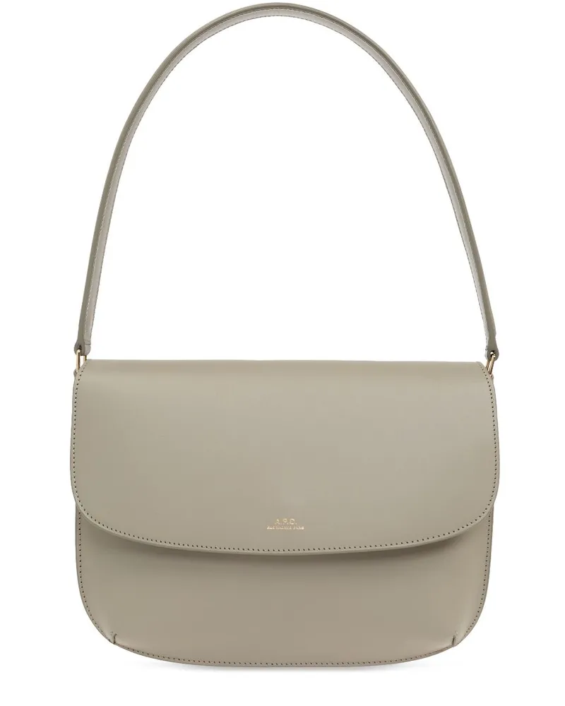 A.P.C. Mini Sarah Schultertasche - Nude Nude