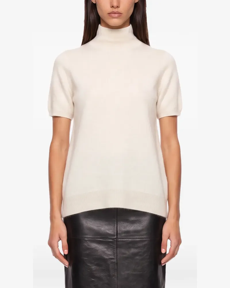 Max Mara Pullover mit kurzen Ärmeln - Nude Nude