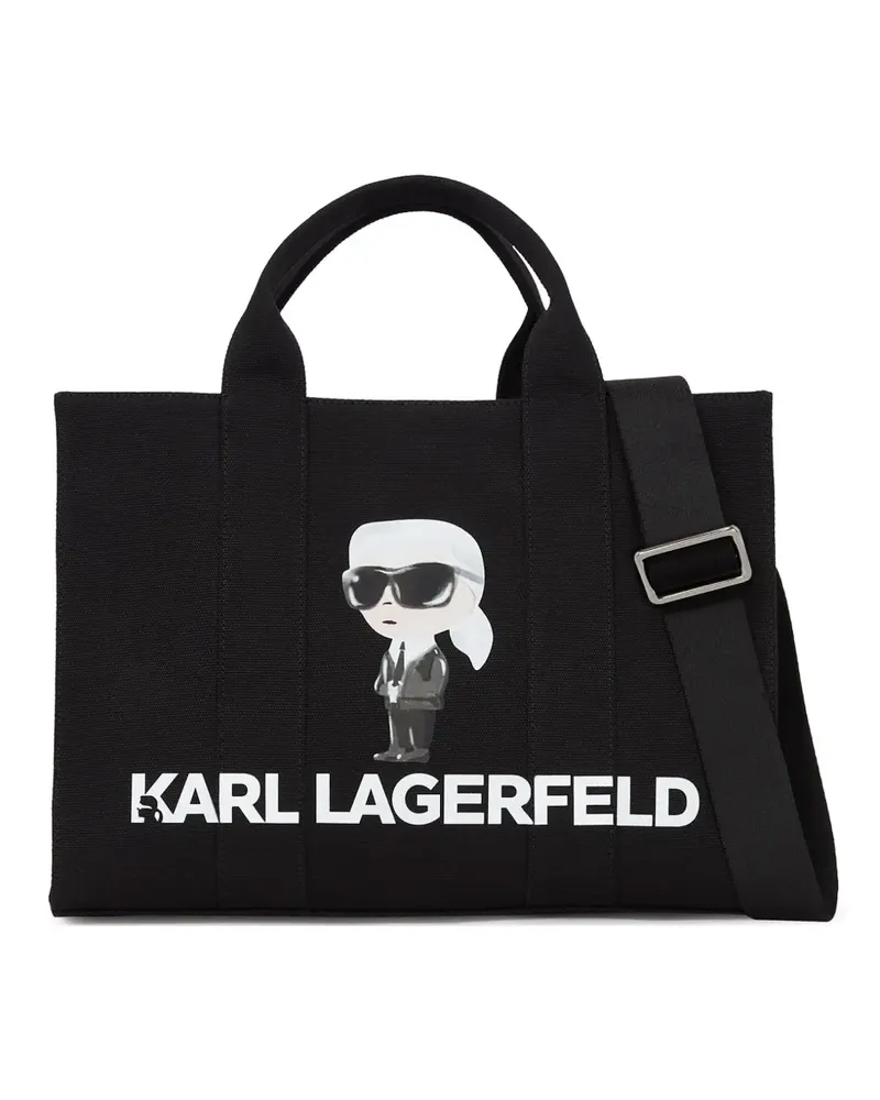 Karl Lagerfeld Ikon' Schultertasche - Schwarz Schwarz