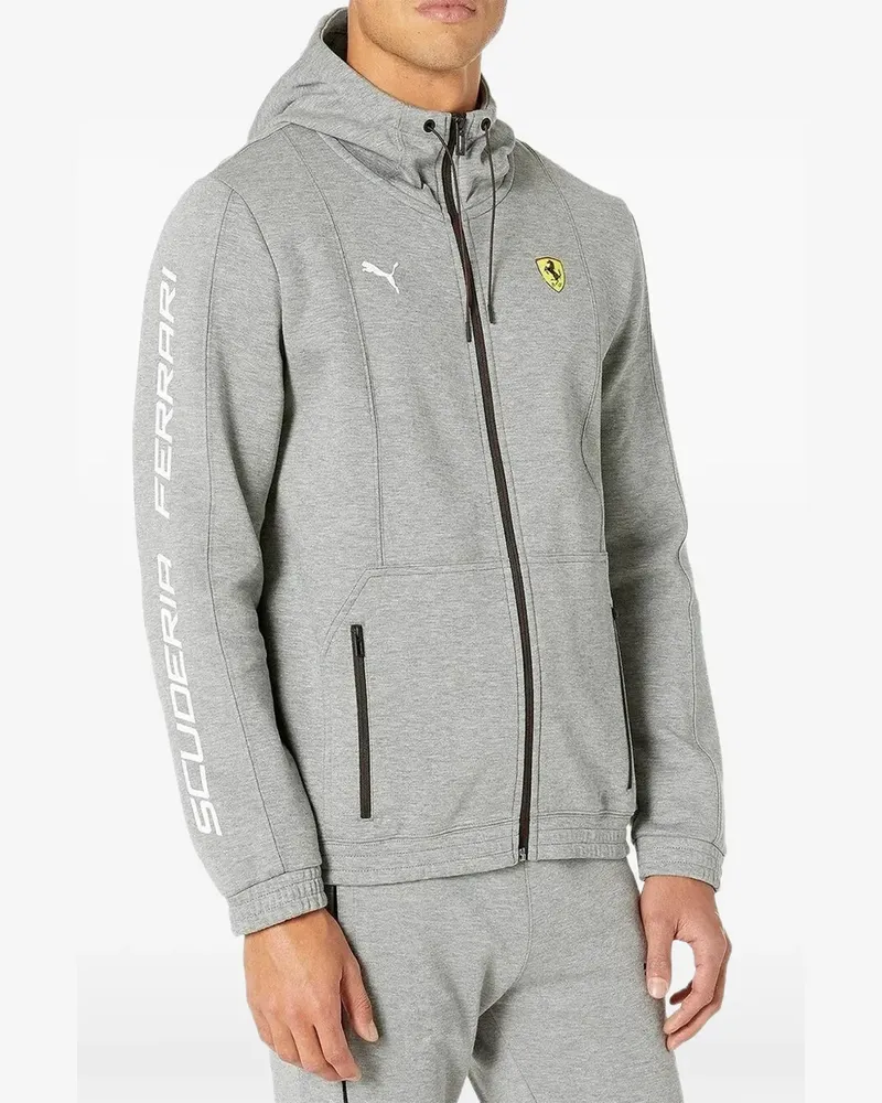 Puma x Ferrari Kapuzenjacke mit Reißverschluss - Grau Grau