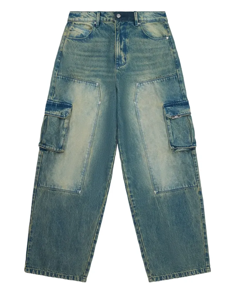 RTA Ryan Wide-Leg-Jeans - Blau Blau
