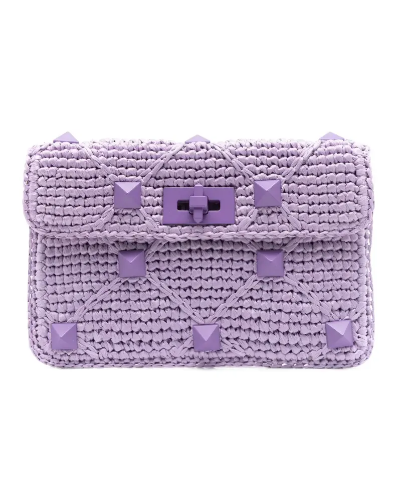 Valentino Garavani Rockstud Clutch - Violett Violett