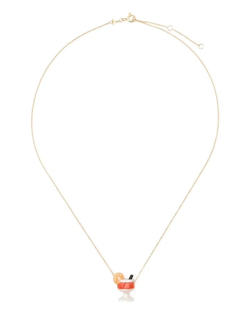 Aliita 9kt Cocktail Gelbgoldhalskette Gold