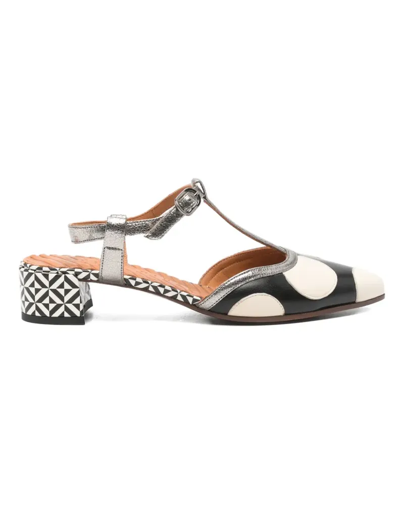 Chie Mihara Hamel T-bar heeled pumps - Schwarz Schwarz