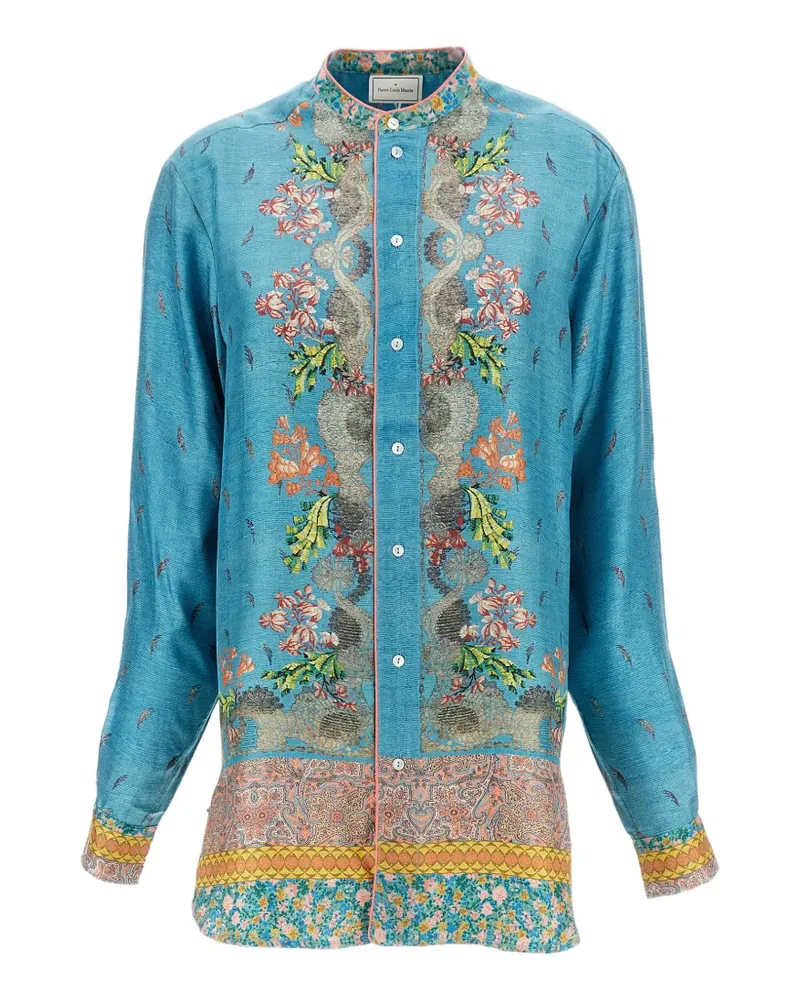 Pierre-Louis Mascia floral-print shirt - Blau Blau