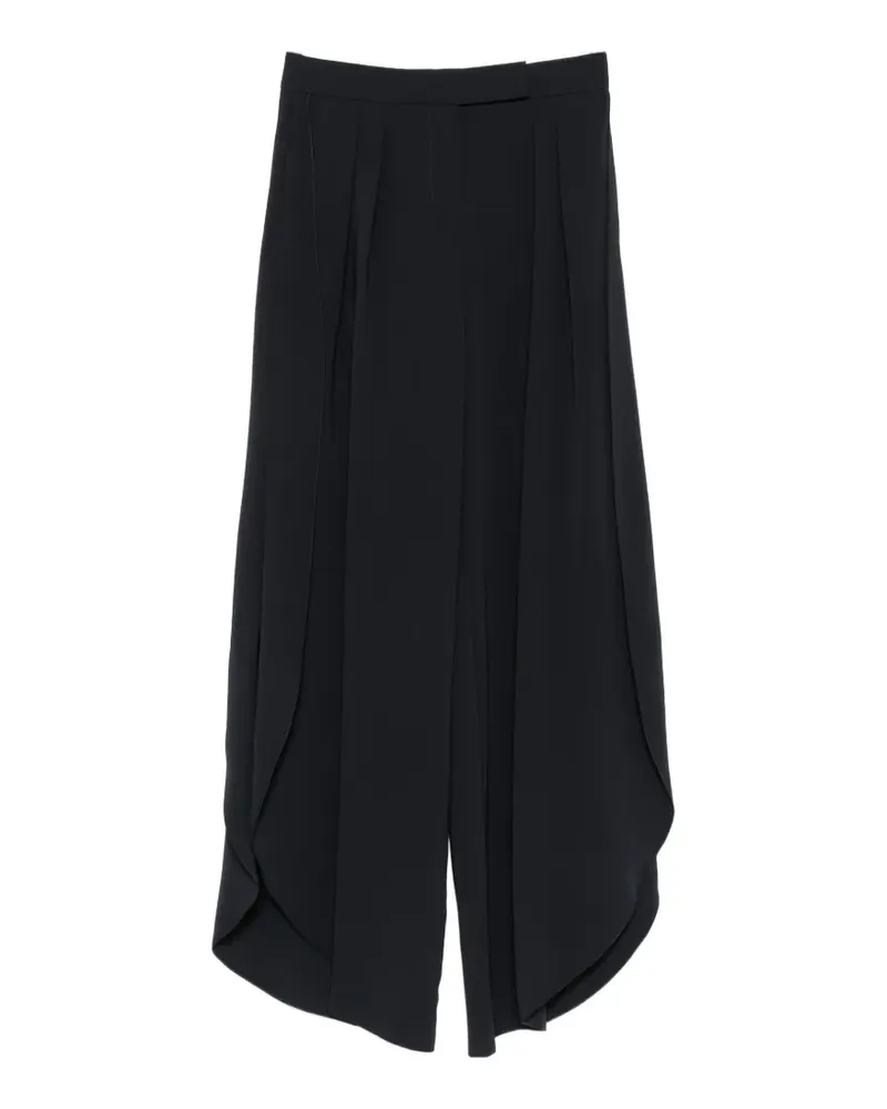 Max Mara pleated wide-leg palazzo pants - Schwarz Schwarz