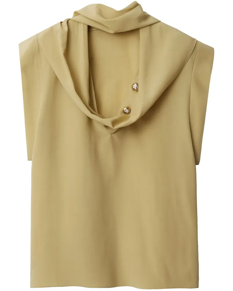 Burberry Oberteil aus Seide - Nude Nude