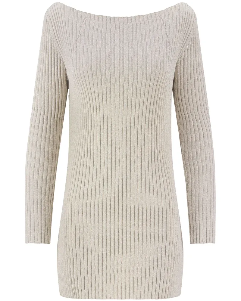 Laneus Enges Minikleid - Nude Nude