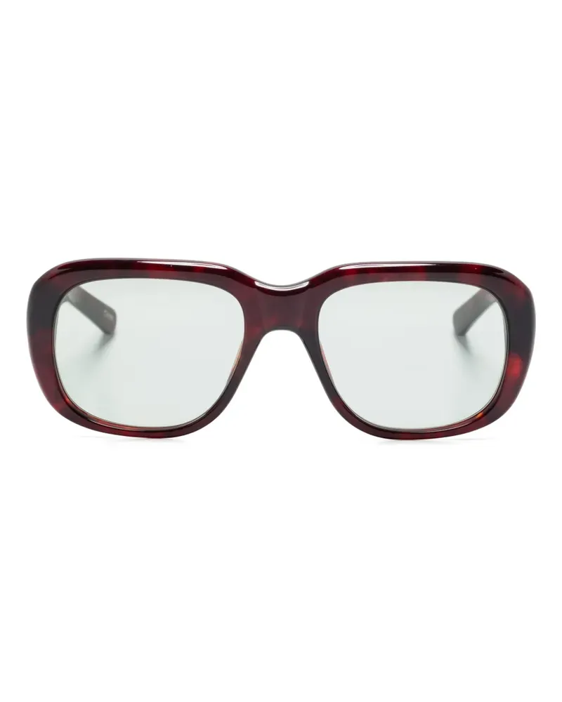 CHIMI Sonnenbrille mit eckigem Gestell - Rot Rot