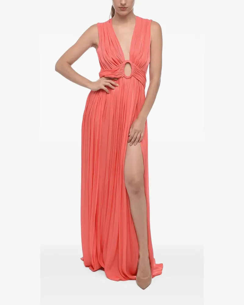 COSTARELLOS Drapiertes Minikleid - Orange Orange