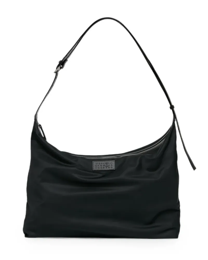 Maison Margiela logo-patch crossbody bag - Schwarz Schwarz