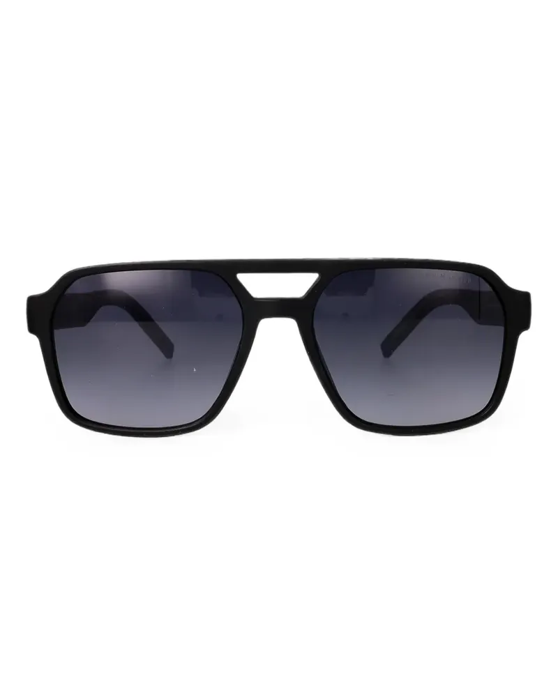 Tommy Hilfiger Pilotenbrille mit Doppelsteg - Schwarz Schwarz
