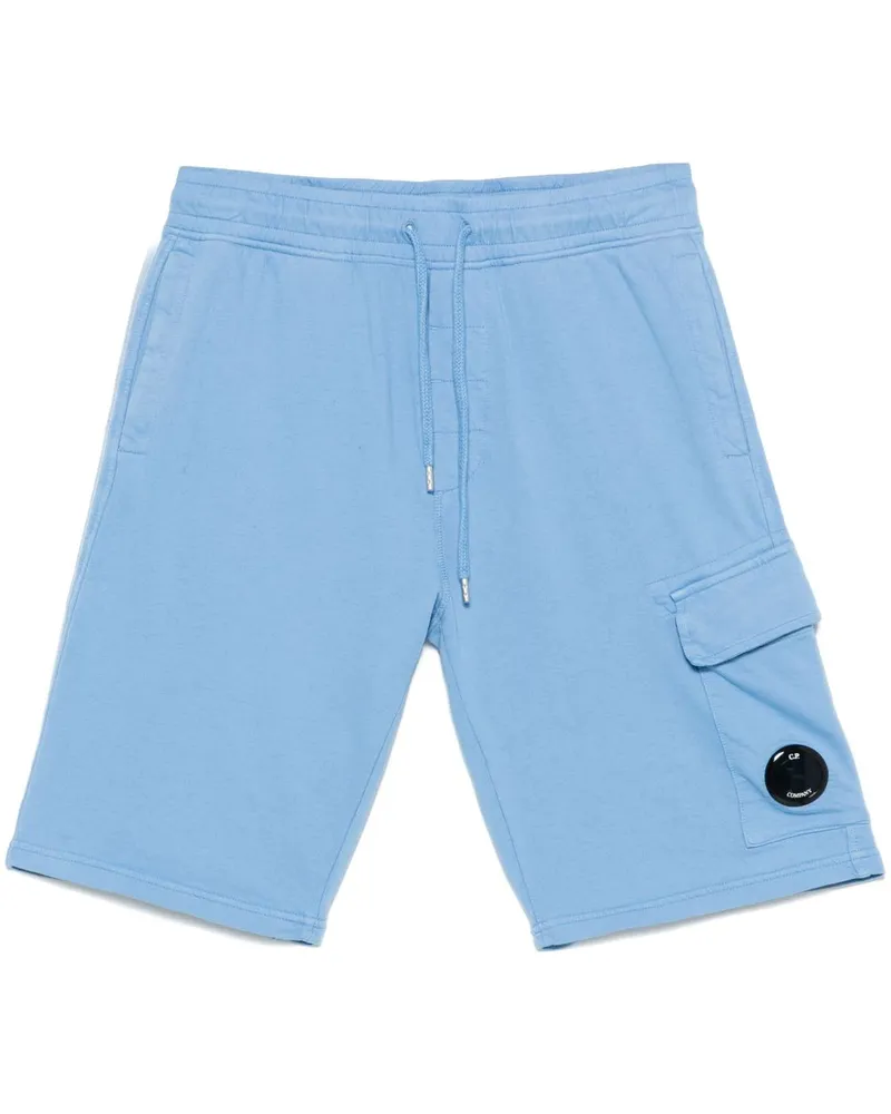 C.P. Company Cargo-Shorts mit Linsen-Detail - Blau Blau