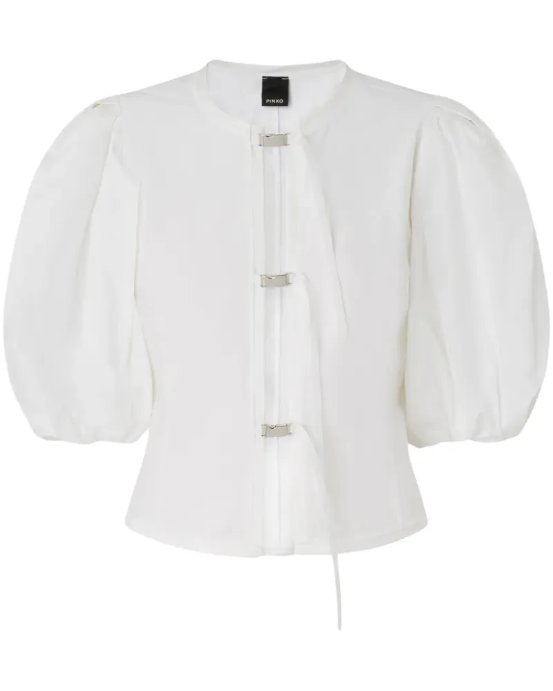 Pinko Bluse mit Schnalle - Weiß Weiß