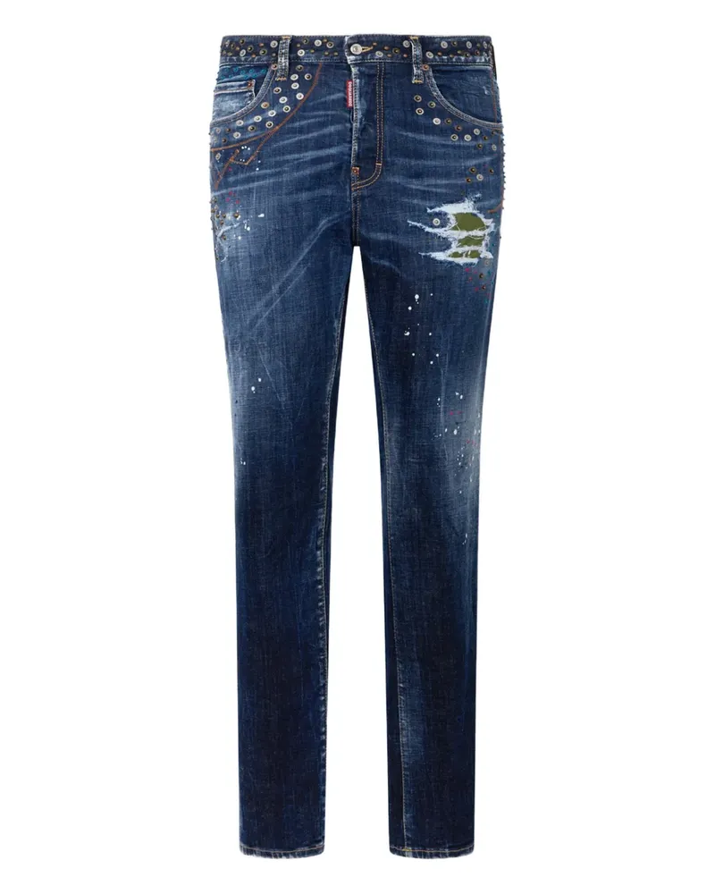 Dsquared2 Jeans mit verziertem Detail - Blau Blau