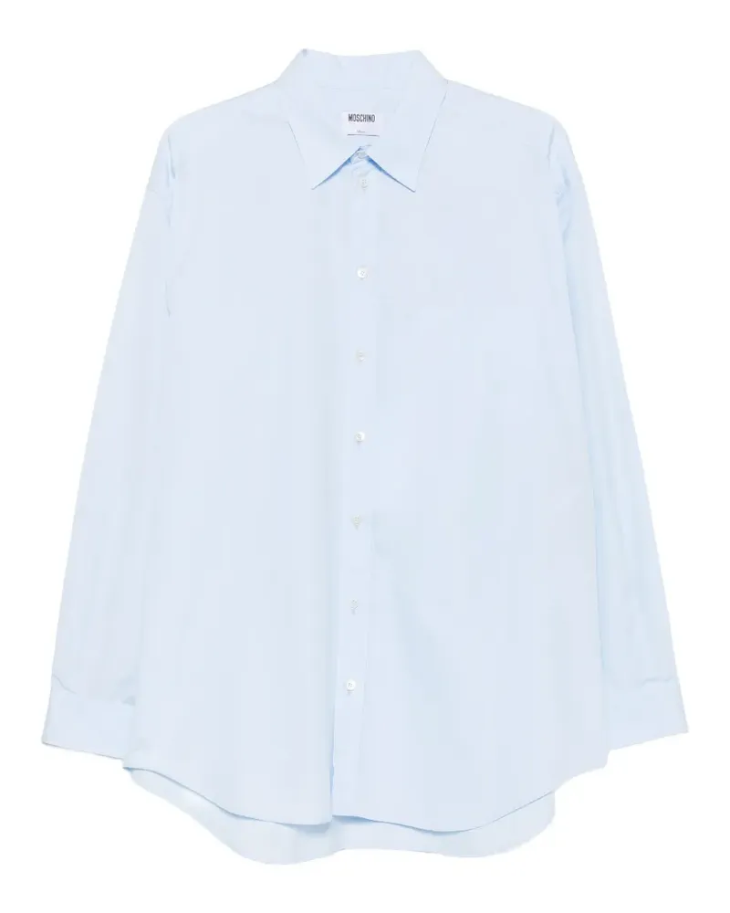Moschino T-Shirt mit aufgesetzter Tasche - Blau Blau