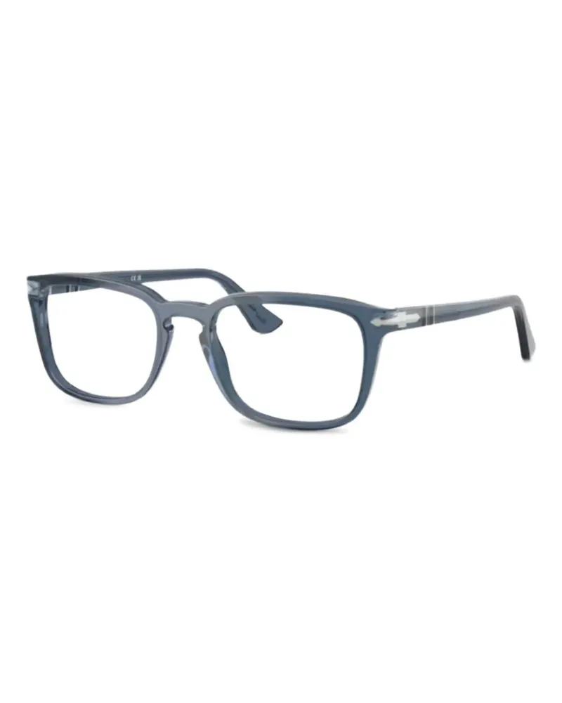 Persol Brille mit eckigem Gestell - Blau Blau