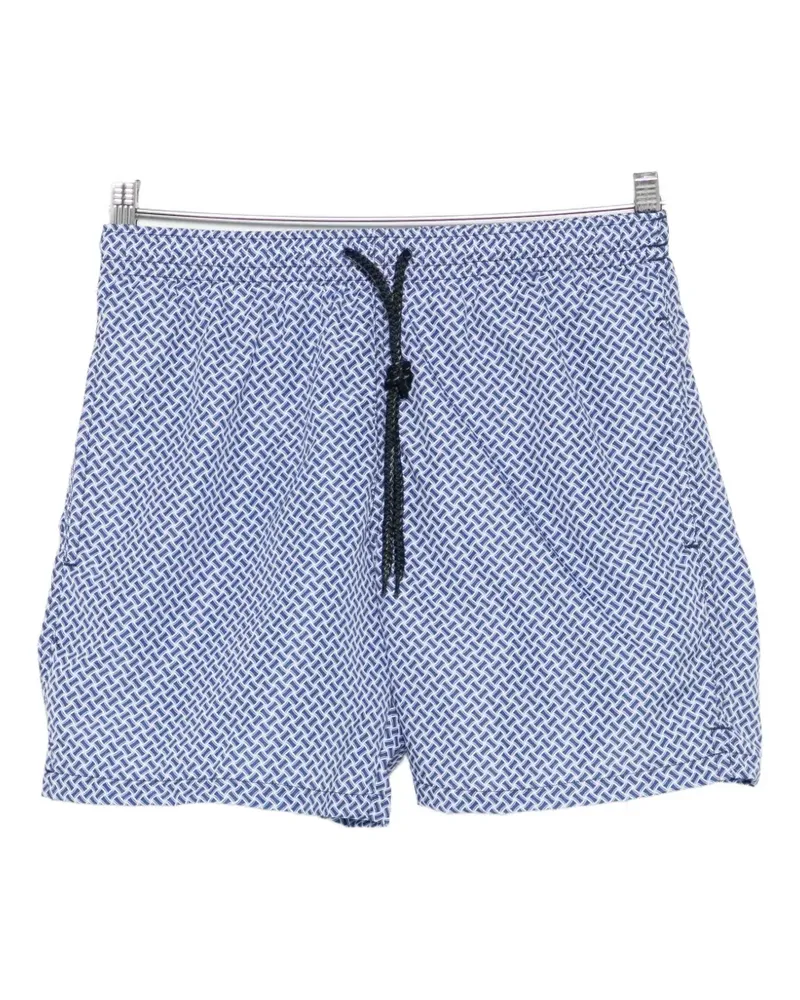 Drumohr  patterned swim shorts - Blau Blau
