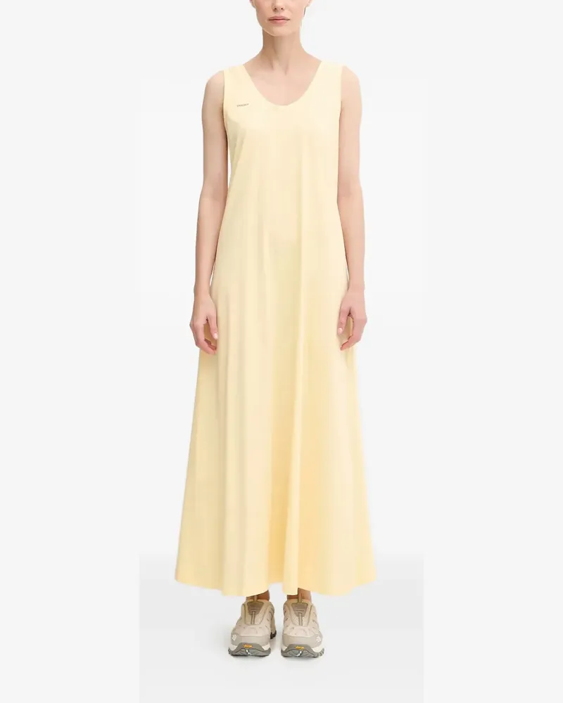 PANGAIA U-neck sleeveless maxi dress - Gelb Gelb