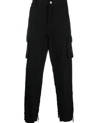 GCDS Cargohose mit Tapered-Bein Schwarz