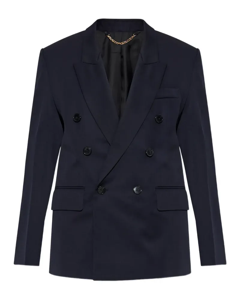 Victoria Beckham Tailored double-breasted blazer - Blau Blau