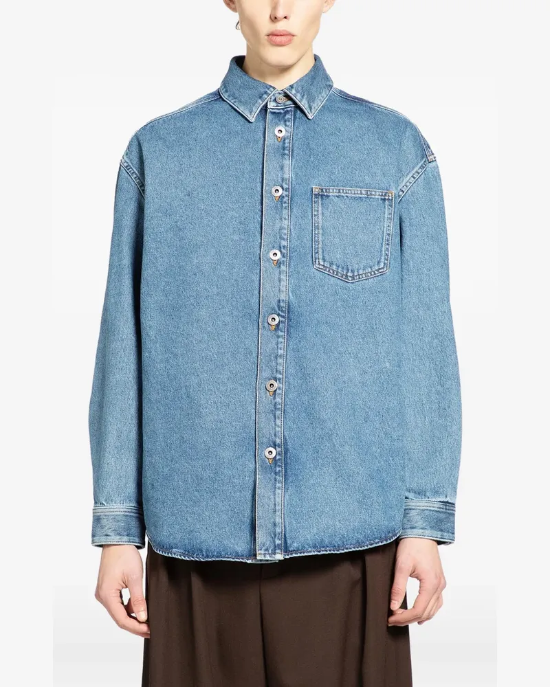 Loewe Anagram denim jacket - Blau Blau