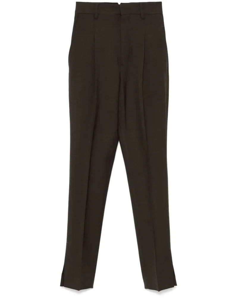 AMI Paris Hose mit schmalem Schnitt - Braun Braun