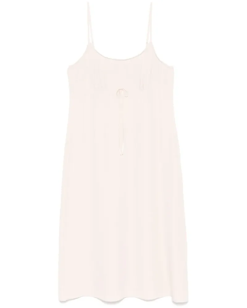 Simone Rocha Midikleid mit Schleife - Nude Nude