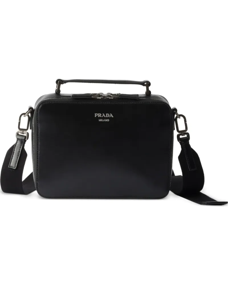 Prada Brique Gürteltasche aus Leder - Schwarz Schwarz