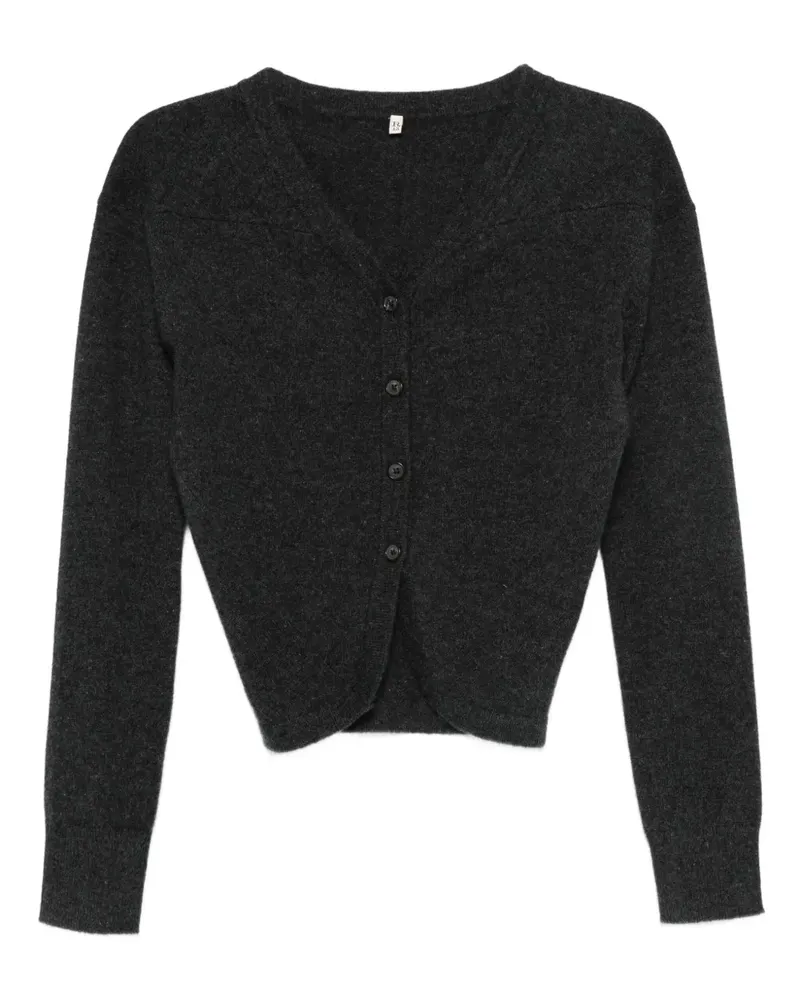 R13 Cardigan mit V-Ausschnitt - Grau Grau