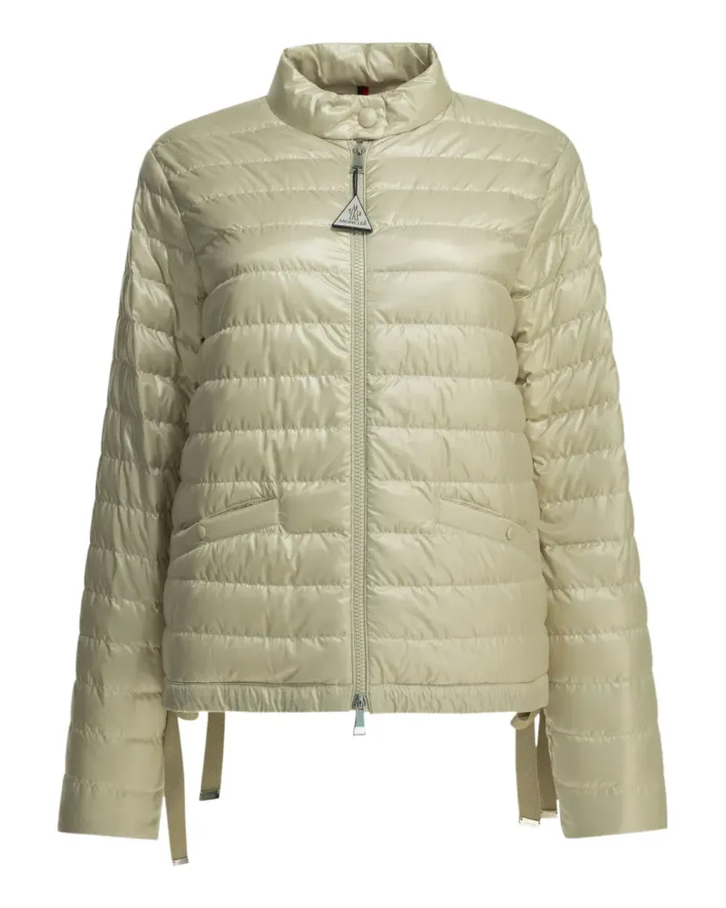 Moncler quilted high-neck jacket - Nude Nude