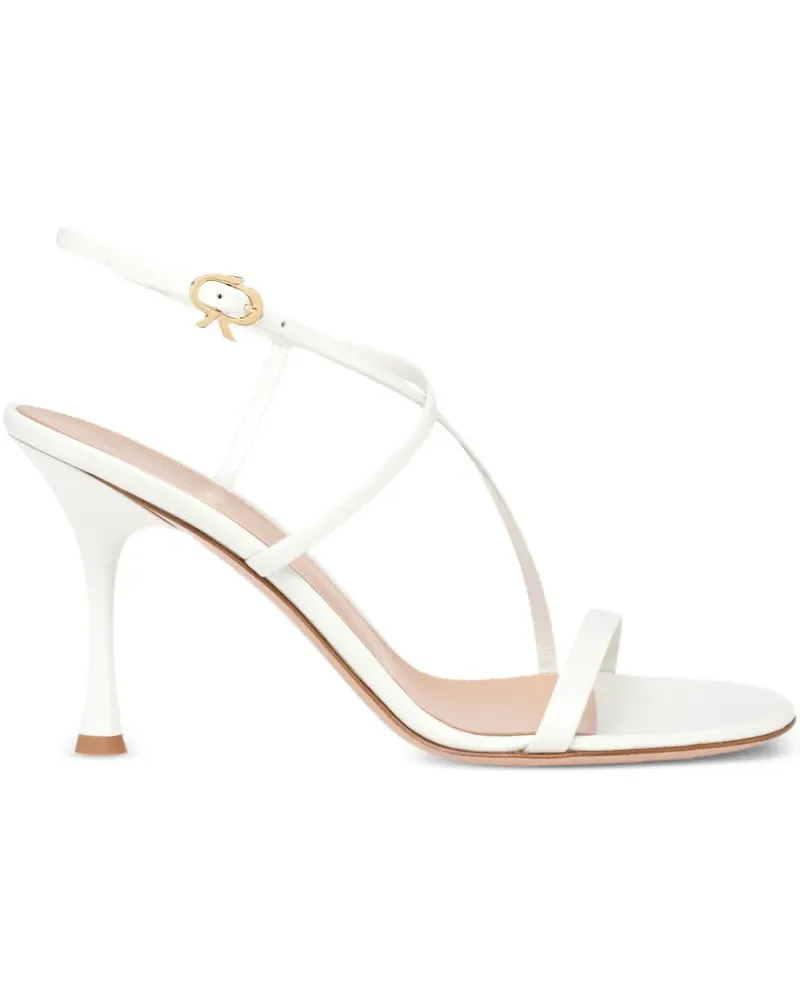 Gianvito Rossi Ascent Riemensandalen 85mm - Weiß Weiß