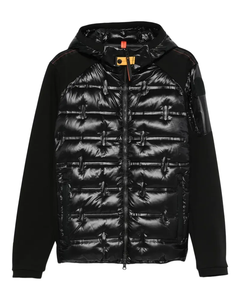 Parajumpers Gesteppte Kapuzenjacke - Schwarz Schwarz