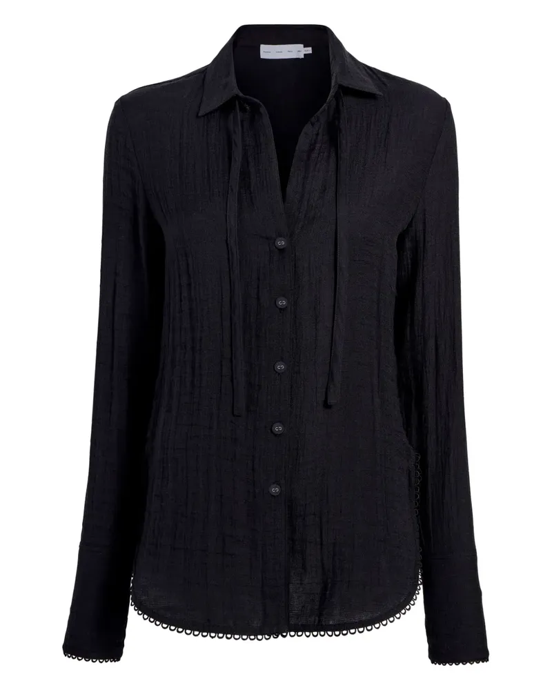 Proenza Schouler Camis Hemd - Schwarz Schwarz