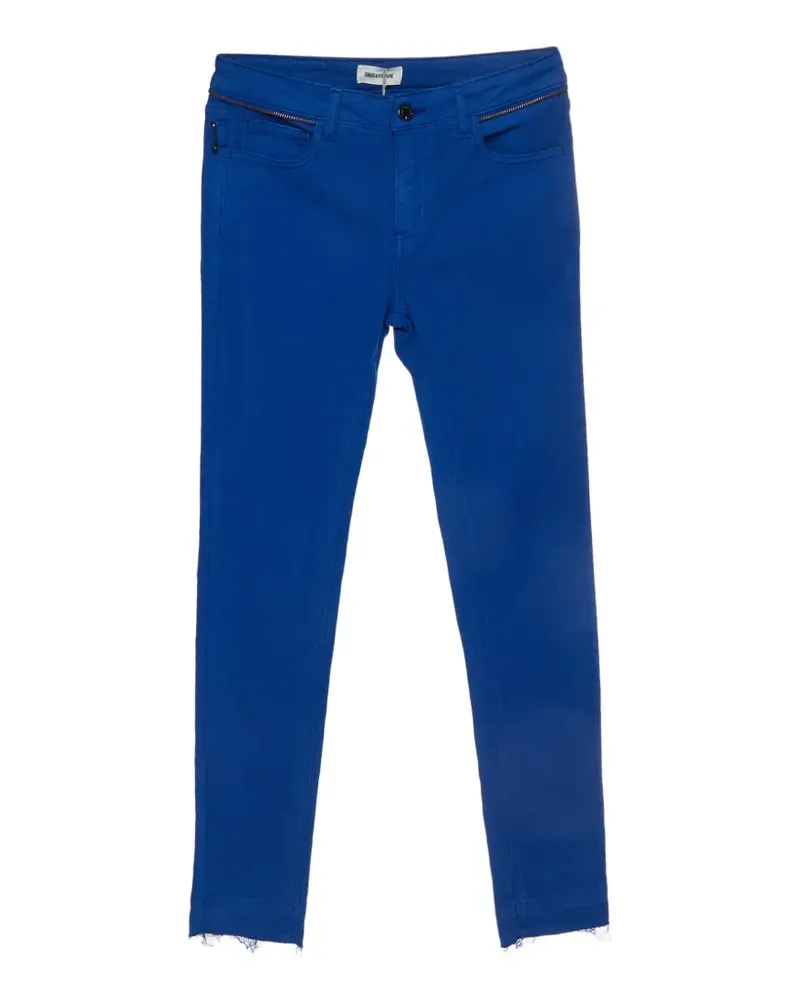 Zadig & Voltaire Eva Cher zip-detail jeans - Blau Blau